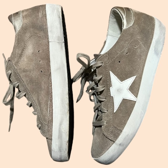 Golden Goose Superstar Suede Low Top Sneakers - Picture 4 of 7